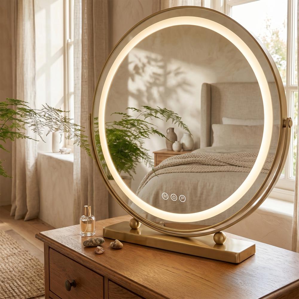 Дзеркало LED MAKE-UP L.Gold 50 cm