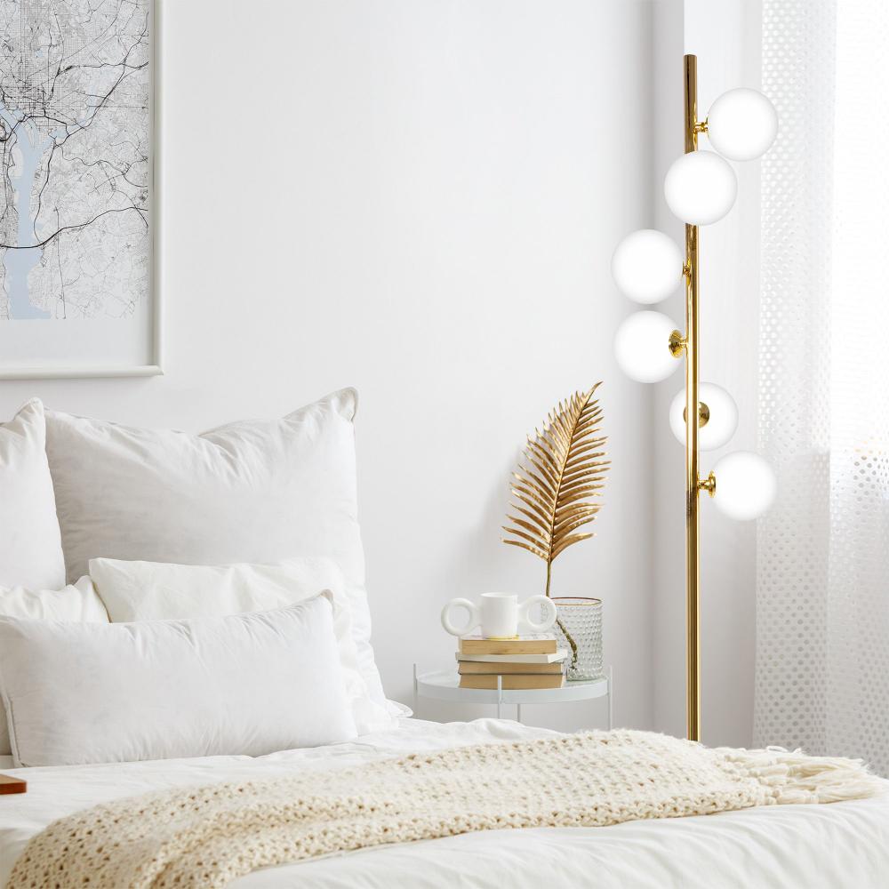 Standleuchte APP917-6F modern Glas