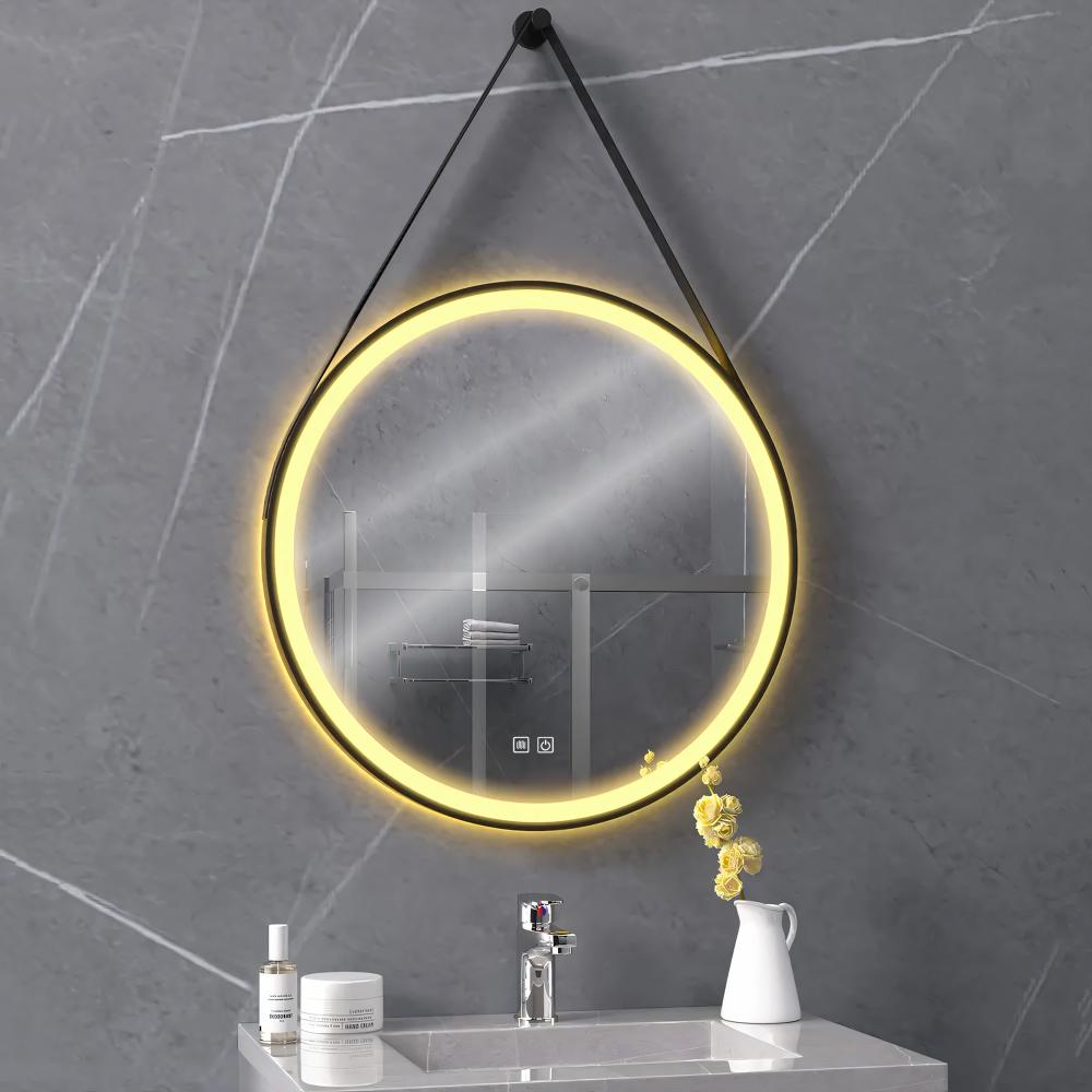 Scáthán Bhabhta LED Crochta ar Stráip 80cm 105