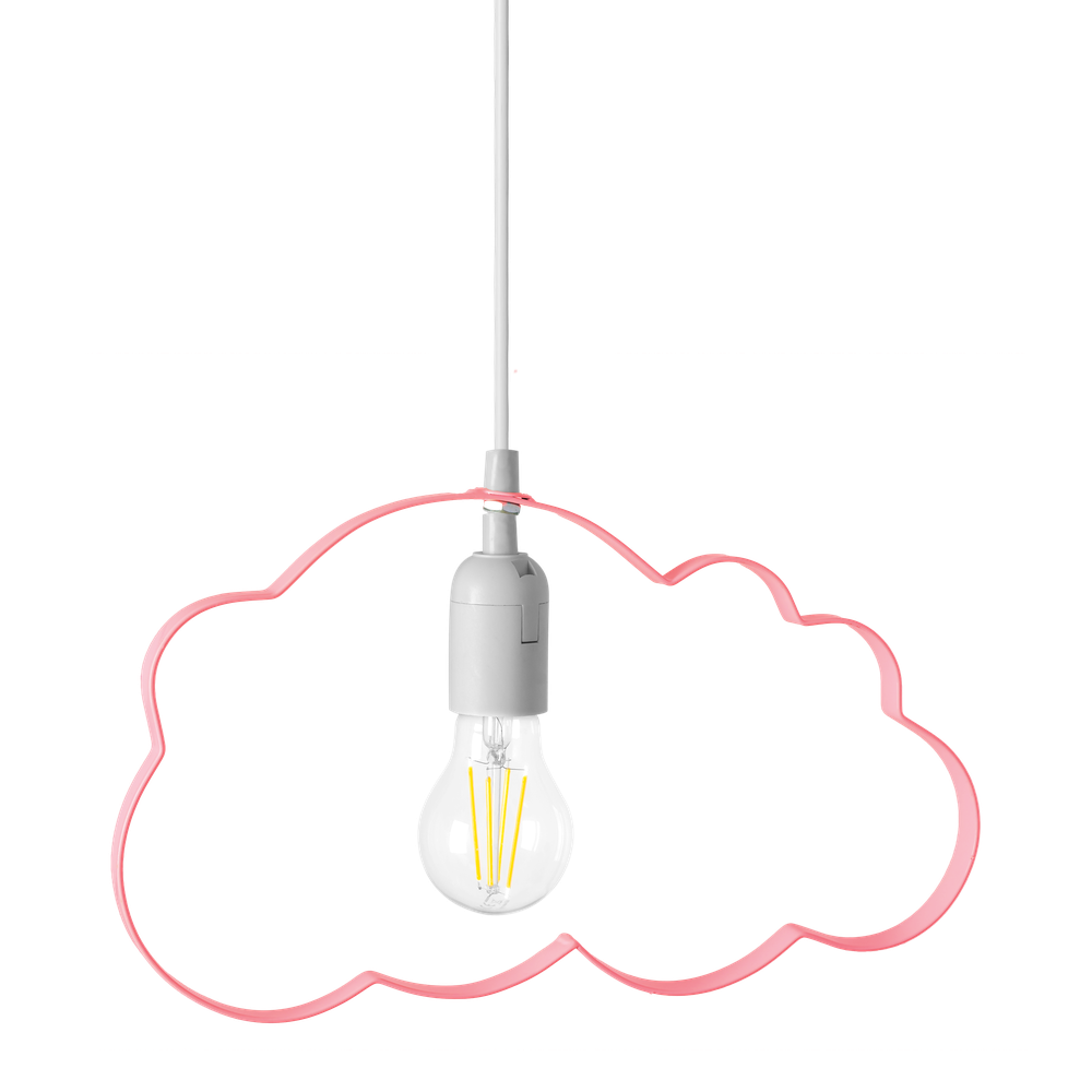 Hängelampe Cloud light pink