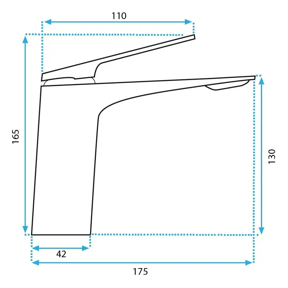 Змішувач Rea AVALON Chrome Low