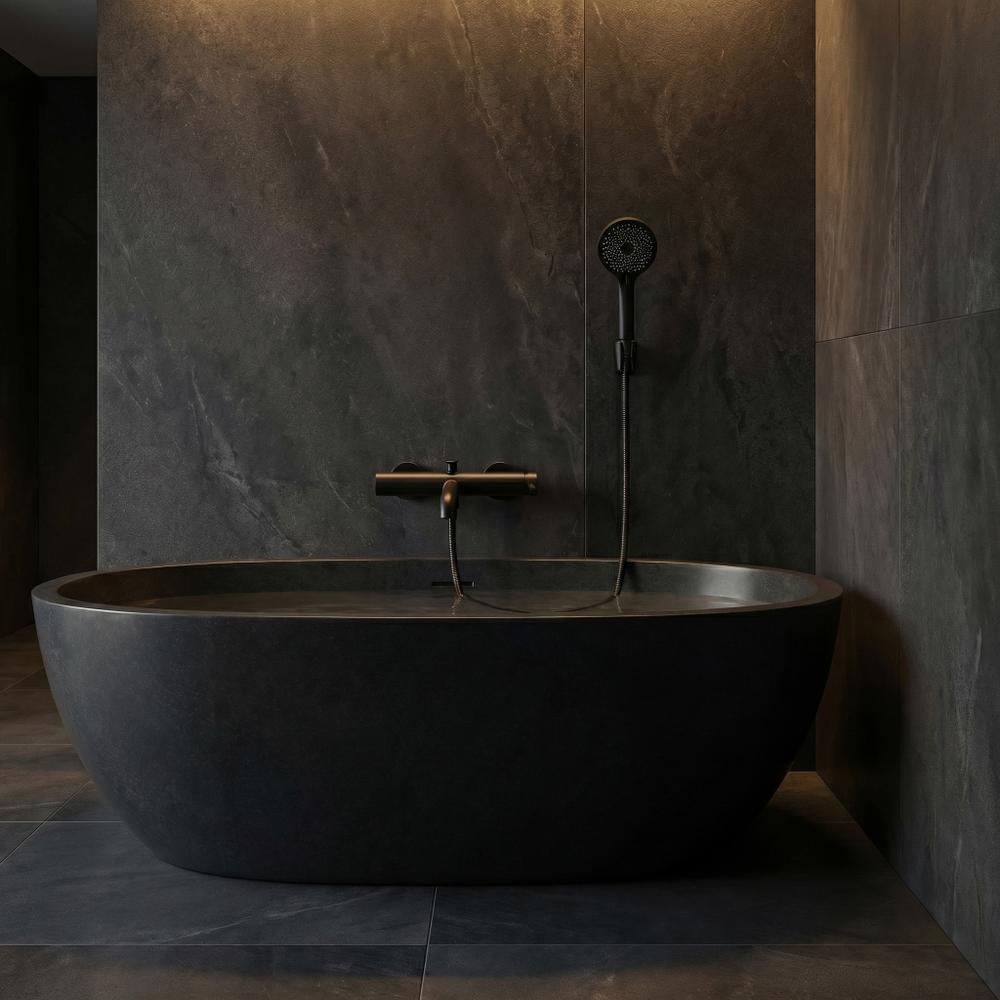 Bath faucet REA Rivo Black