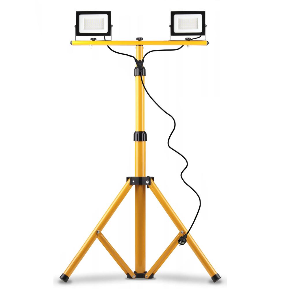 Halogen LED budowlany na statywie 2x20W RSL001-20N