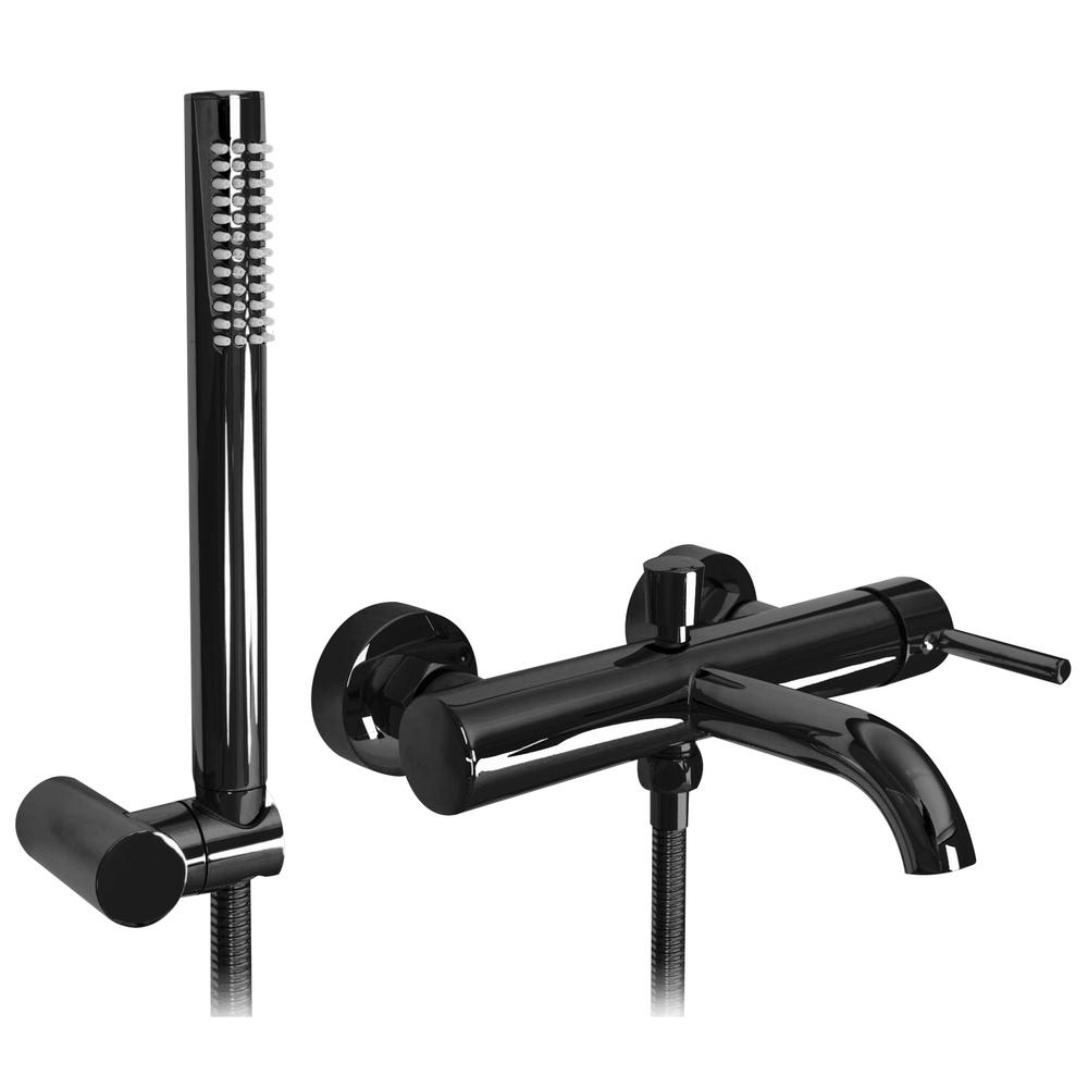 Bathroom faucet Rea Lungo Black metallic