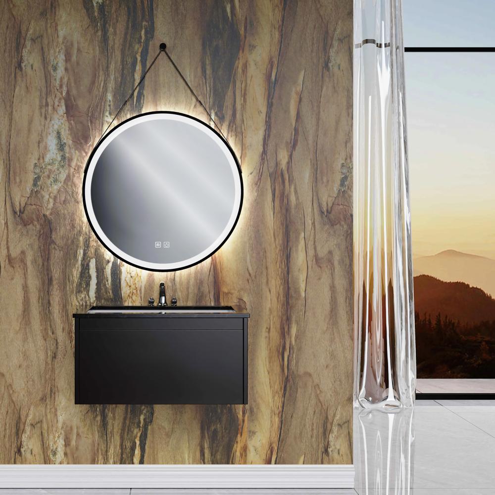 Scáthán Bhabhta LED Crochta ar Stráip 70 cm 104