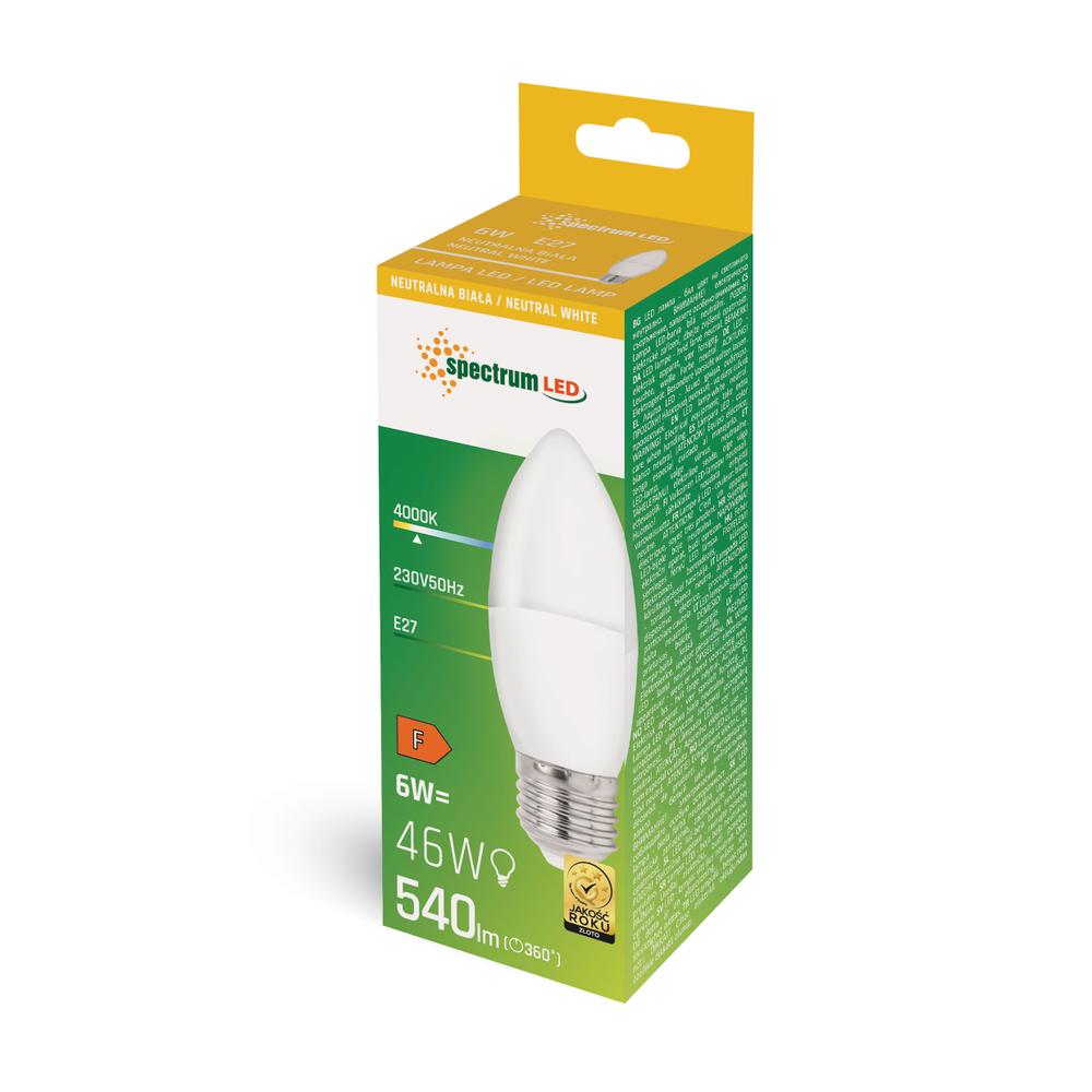 LED-Lampe Neutral E-27 230V 6W WOJ+14352