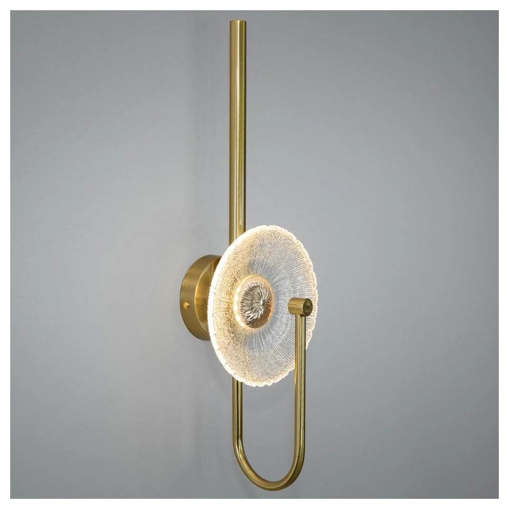 WANDLEUCHTE LED LHJ072-W BRUSH GOLD