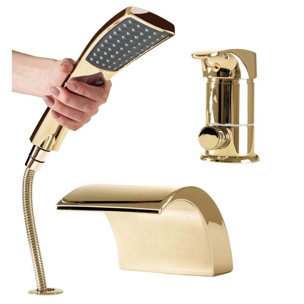 Wannenarmatur Rea Riven GOld