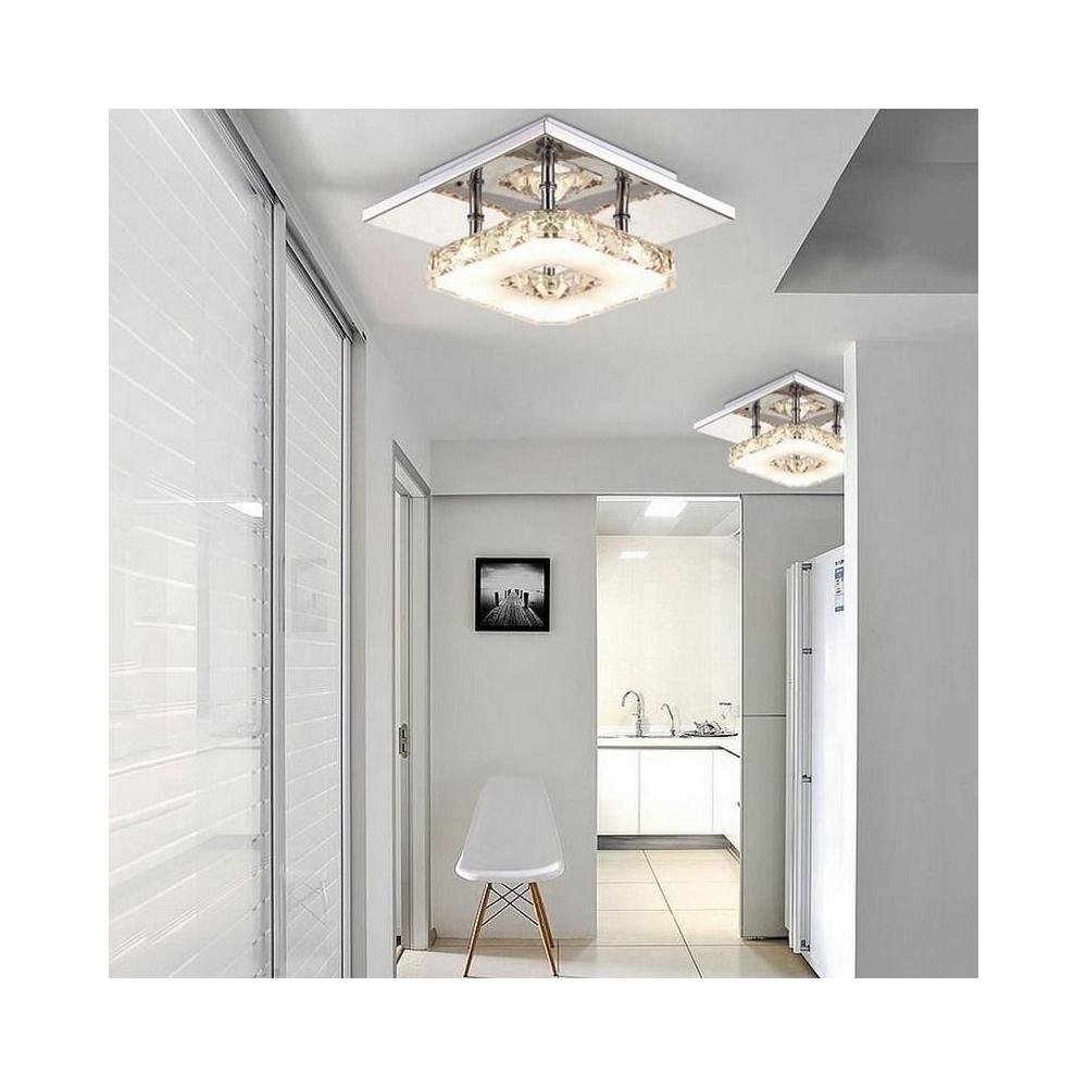 Deckenlampe Kristall quadrat Glamour 8W APP405-C