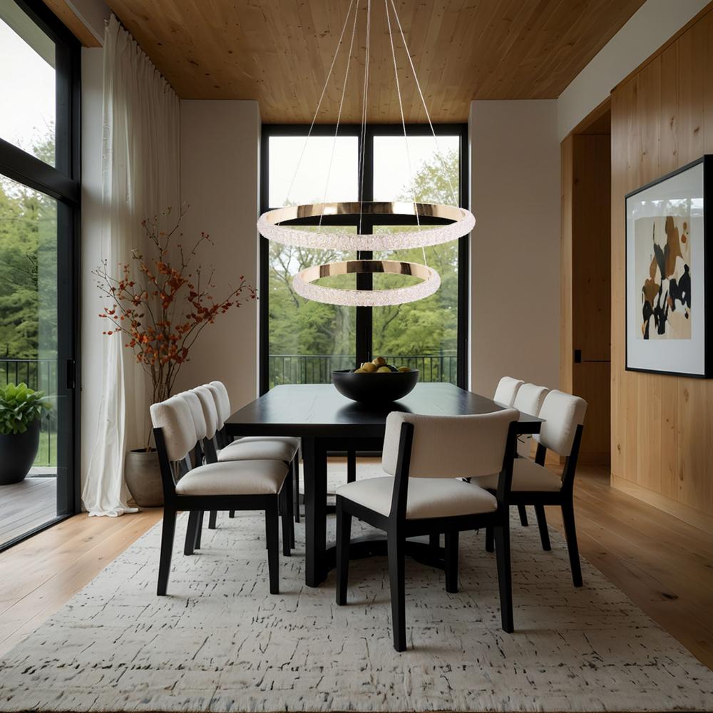 Люстра LED G045-2CP GOLD