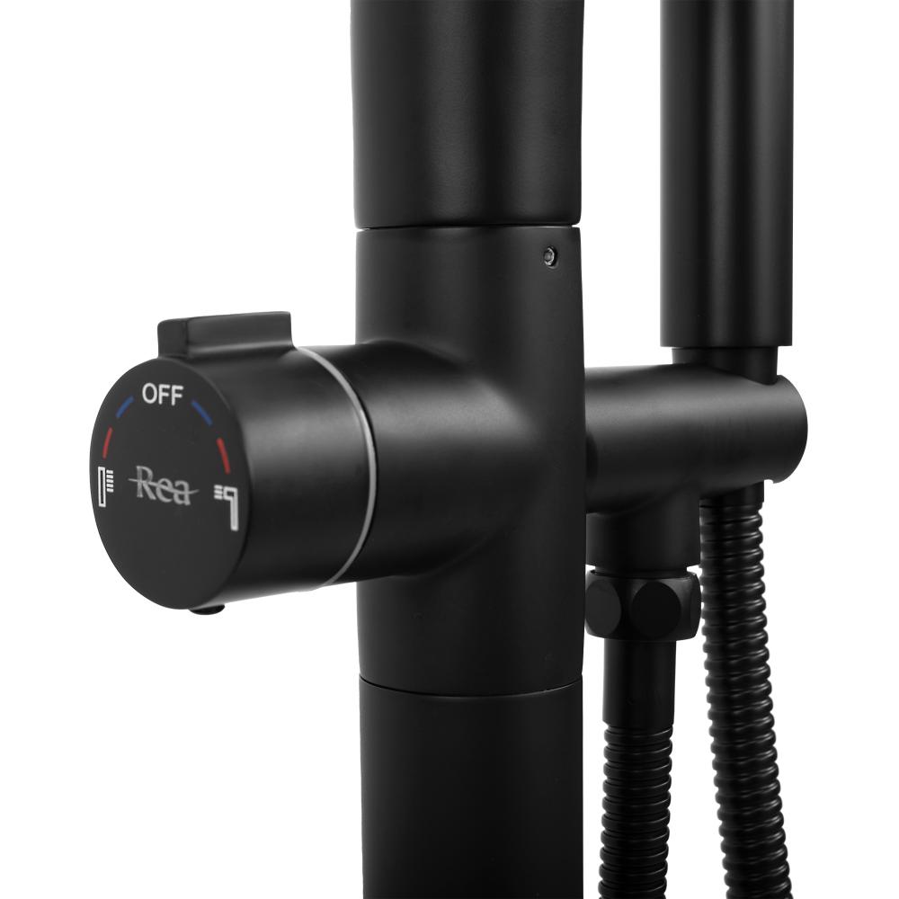 Rea CLARK juodas vonios maišytuvas