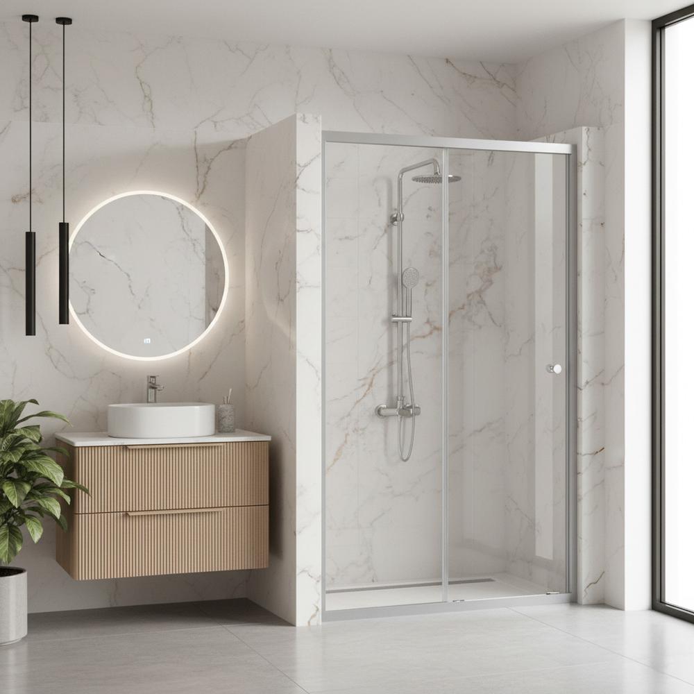 Shower door Rea Primo Slide 110 Chrome