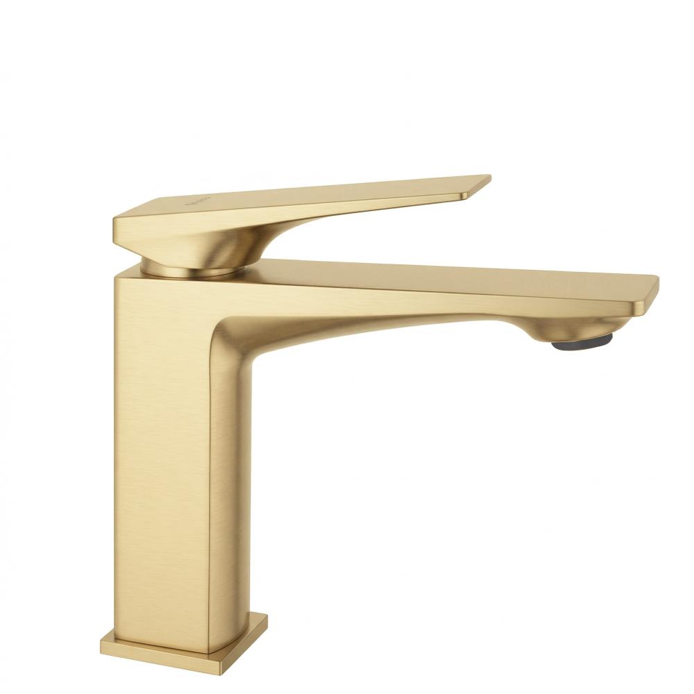 Bateria Umywalkowa PREMIUM REA Prime Złota Szczotkowana Niska