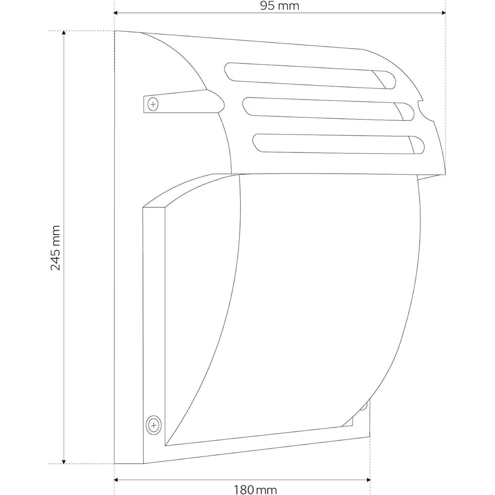 Wandlampe RSL013-1W Black
