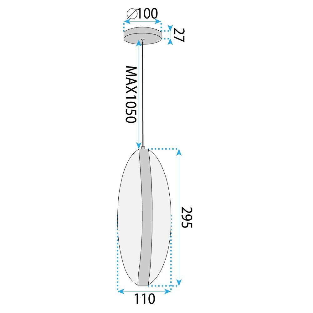 Hängelampe LED G131-CP GOLD