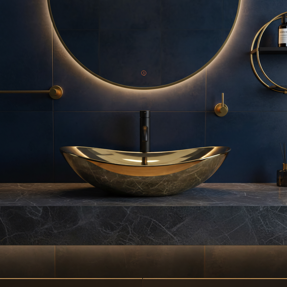 Umywalka nablatowa Rea Royal Gold