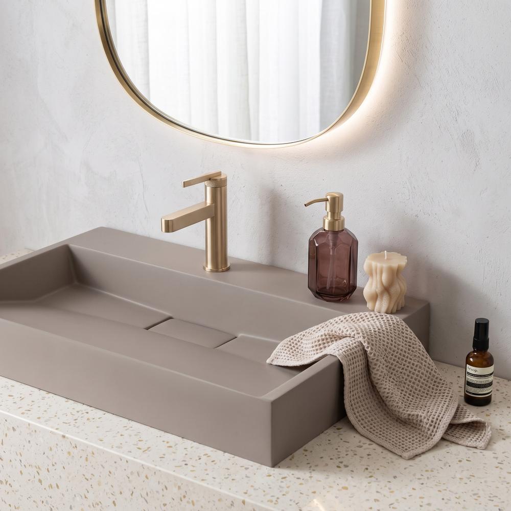 Umywalka konglomeratowa Rea GOYA TAUPE 70CM
