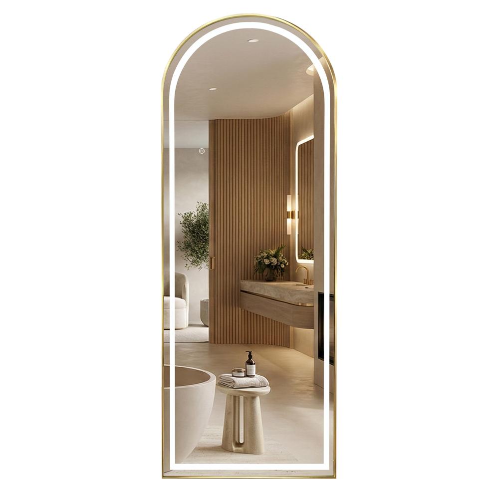 Miroir LED Orbit 60x170cm Brush Gold