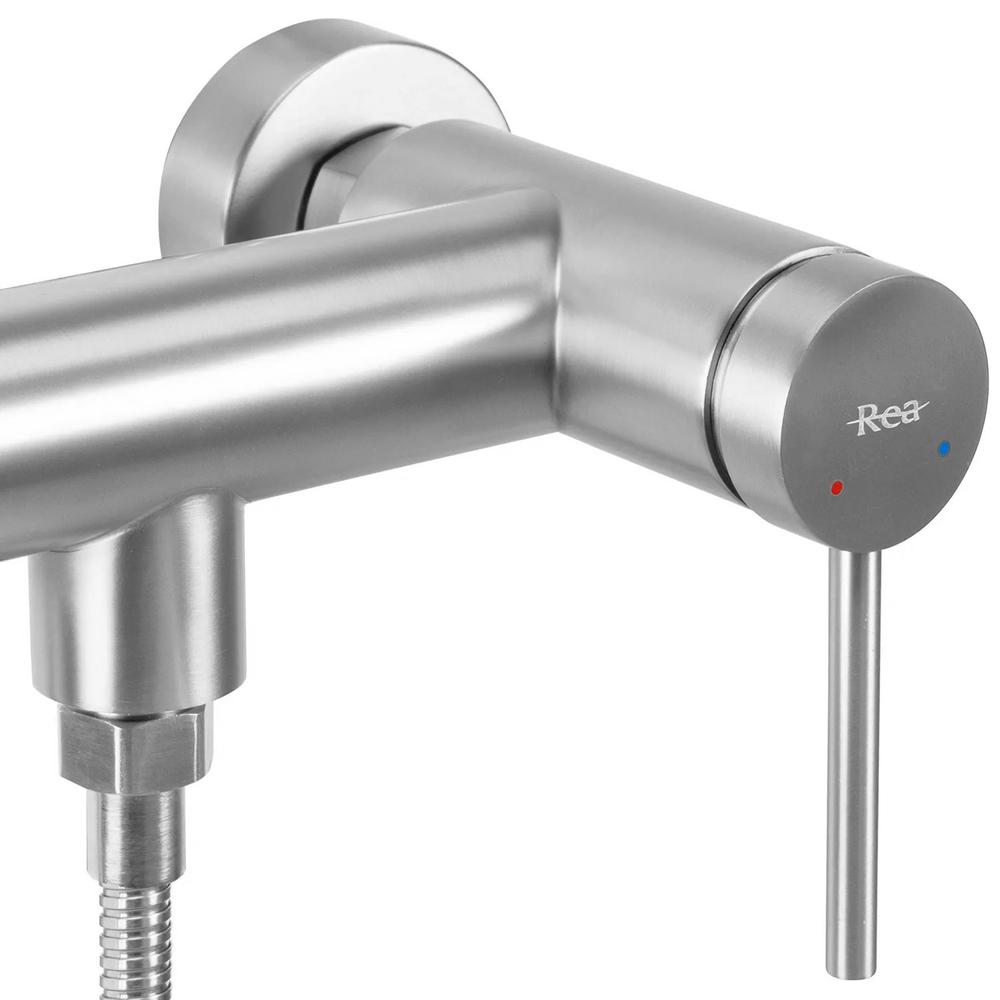 Baterie de duș REA Foss/Clif Brush Nickel