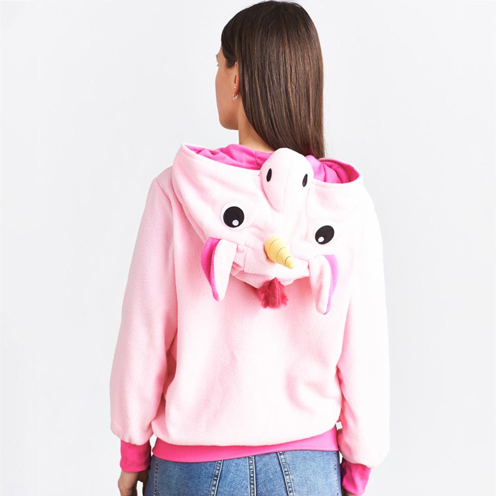 Bluza z kapturem Kigurumi Pegaz Pink M
