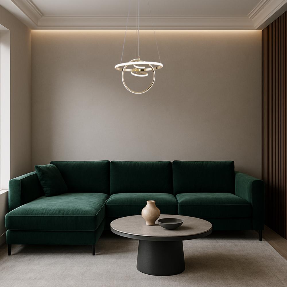 LED-Hängeleuchte G066-CP Gold