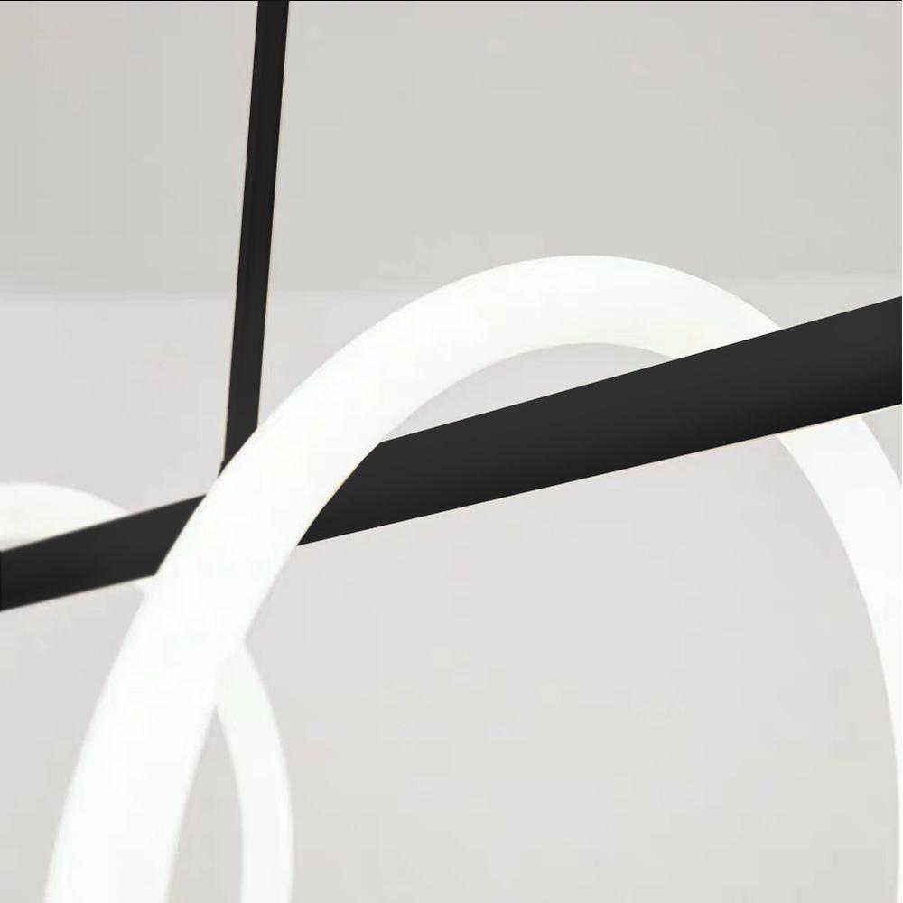 Lampe LED APP857-W LONG BLACK