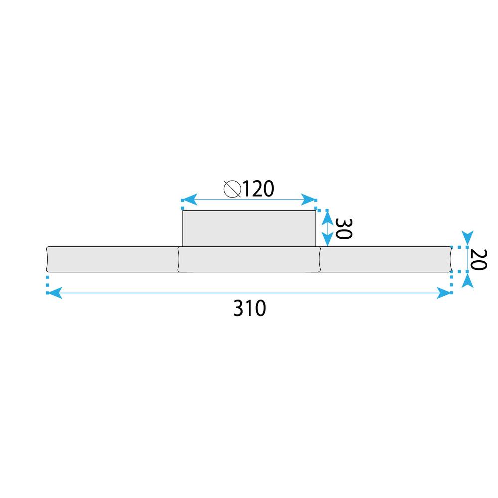 Deckenleuchte LHJ075-C BLACK/WHITE
