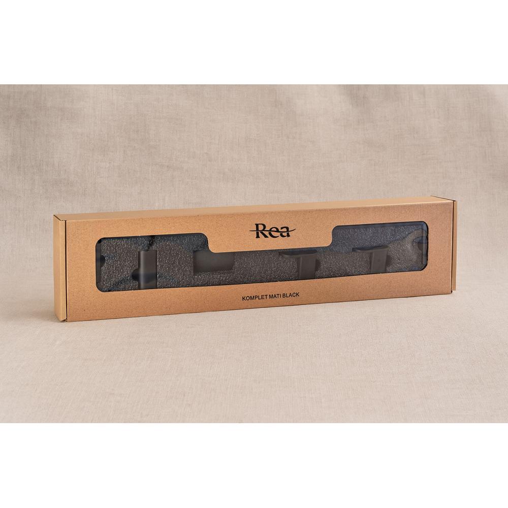 Kylpyhuonetarvikesetti Mati Black 4 osaa