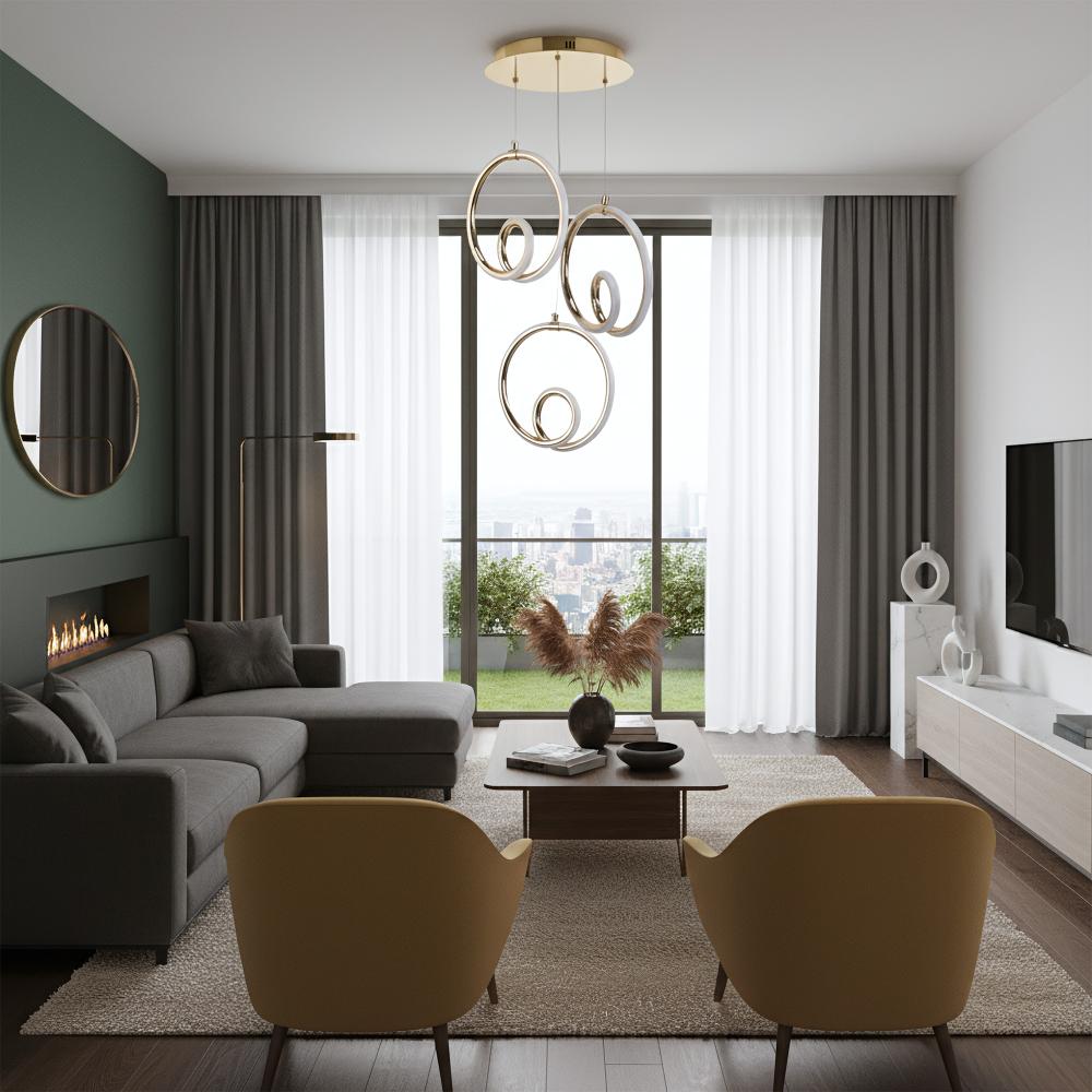 Lampe LED LHJ095-3CP GOLD