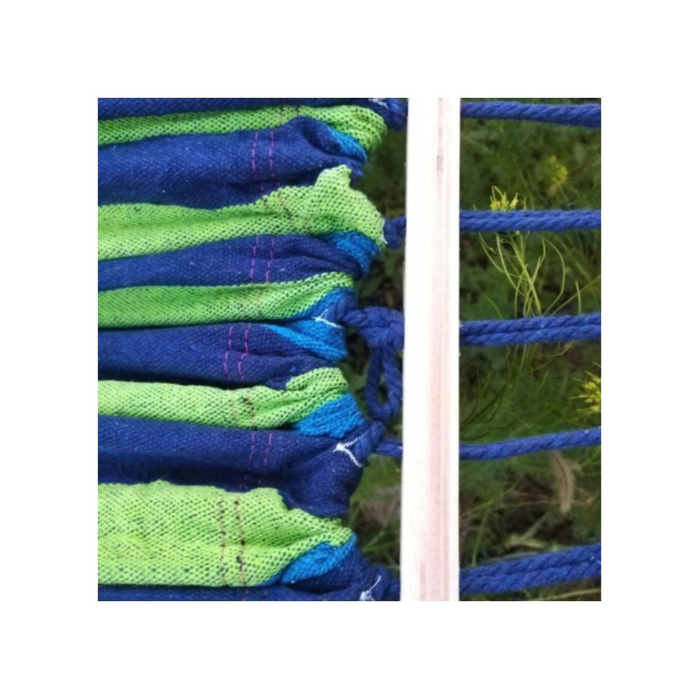 Hamak 1-osobowy z poprzeczką 80cm 480144B BLUE
