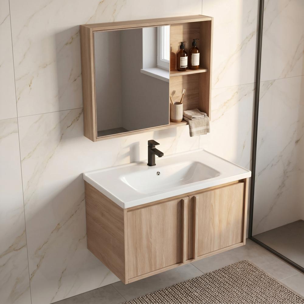 Bathroom furniture set with washbasin Gama T25023 BXM 70CM