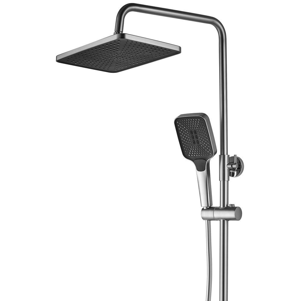 Sprchový set s termostatem REA ROB Nickiel Brush INOX