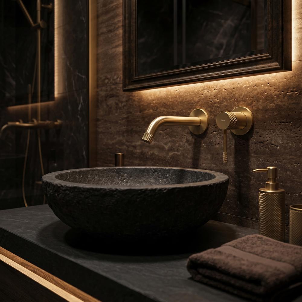 Смесител за вграждане REA Venti Brush Gold