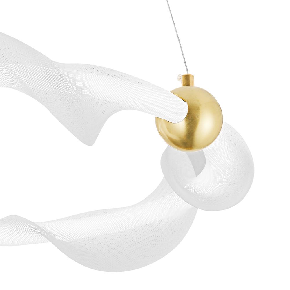 Lampe LED G010-CP WHITE/GOLD