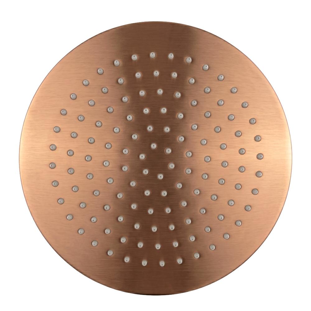 Кръгла душ глава REA JS-P014BRG 25cm Brush Copper