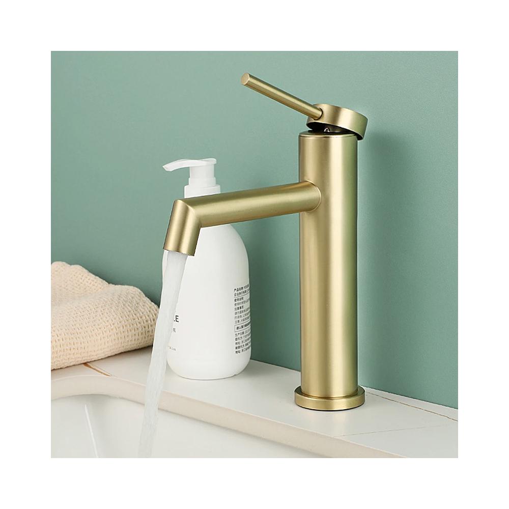 Kriauklės maišytuvas Rea Foss GOLD BRUSH Low