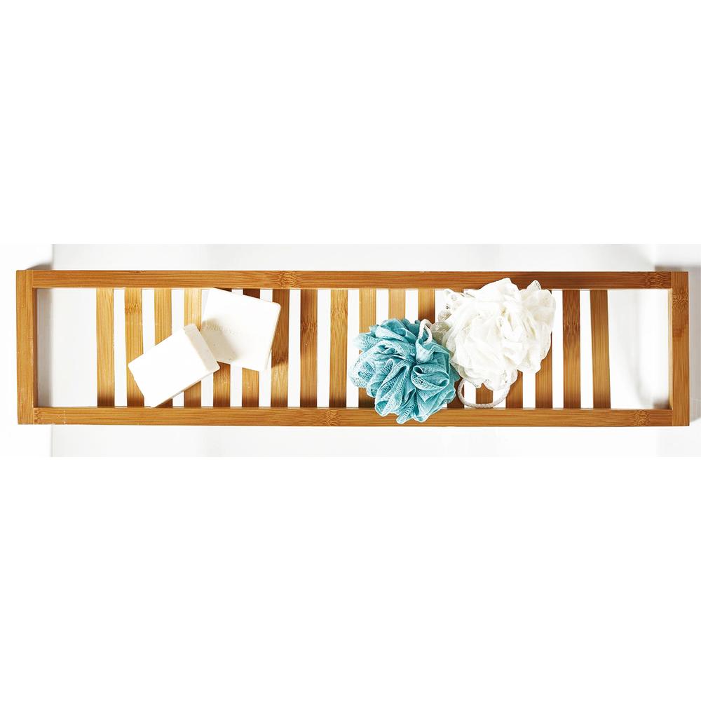 Prateleira de banho de bambu para banheira 391078A BAMBOO