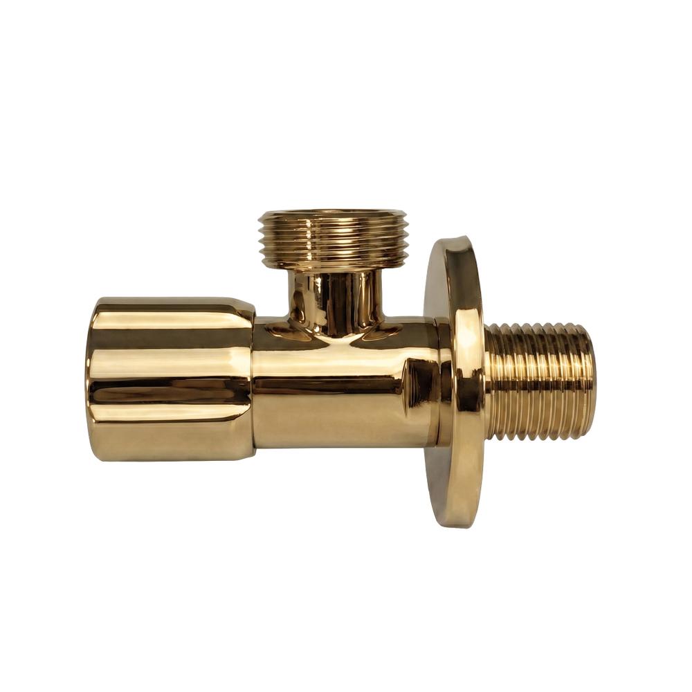 Zawór kątowy 02 1/2" x 3/4" Złoty