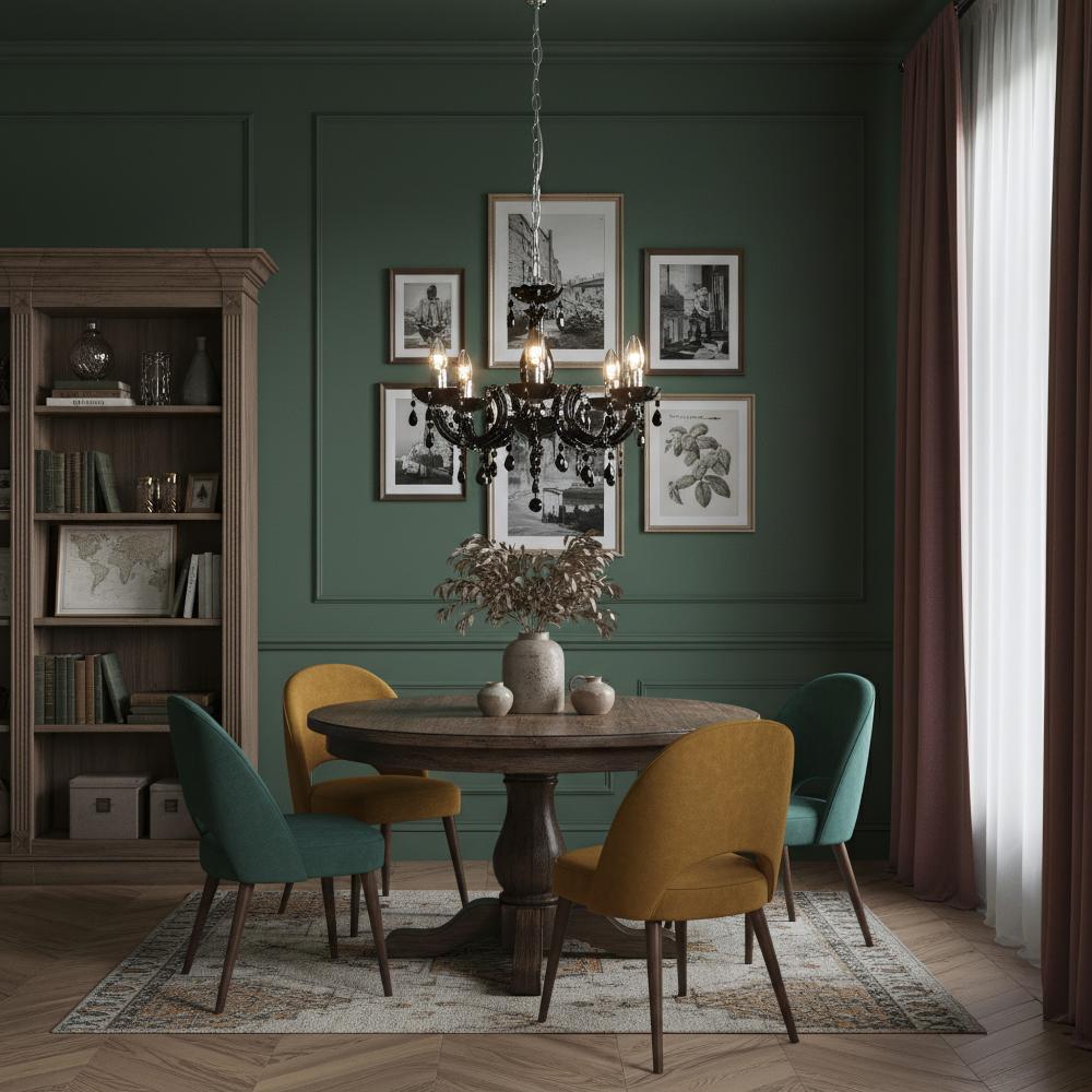 Deckenleuchte EBT002-5CP BLACK