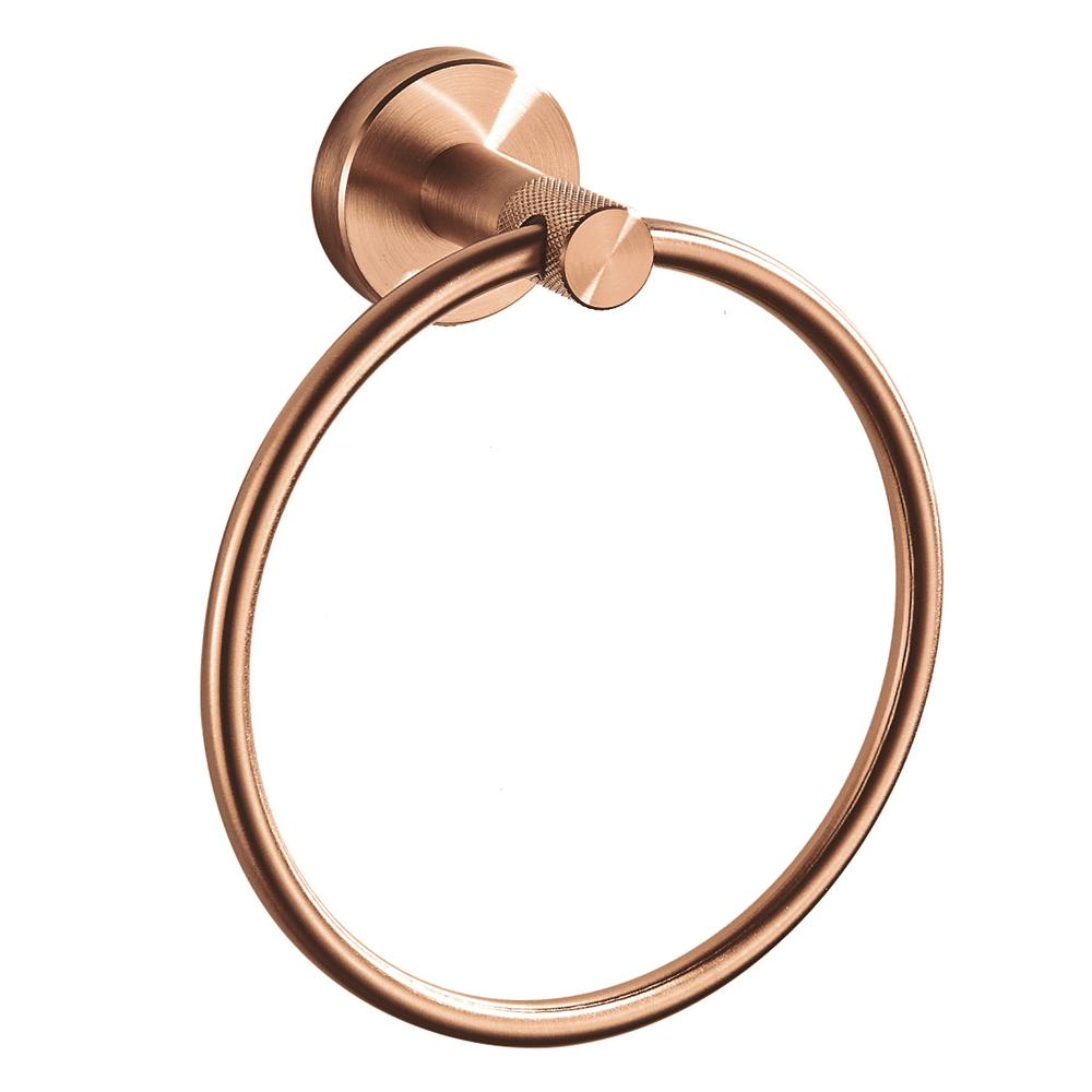 Bathroom hanger Ring 6610 Modern Brush Copper