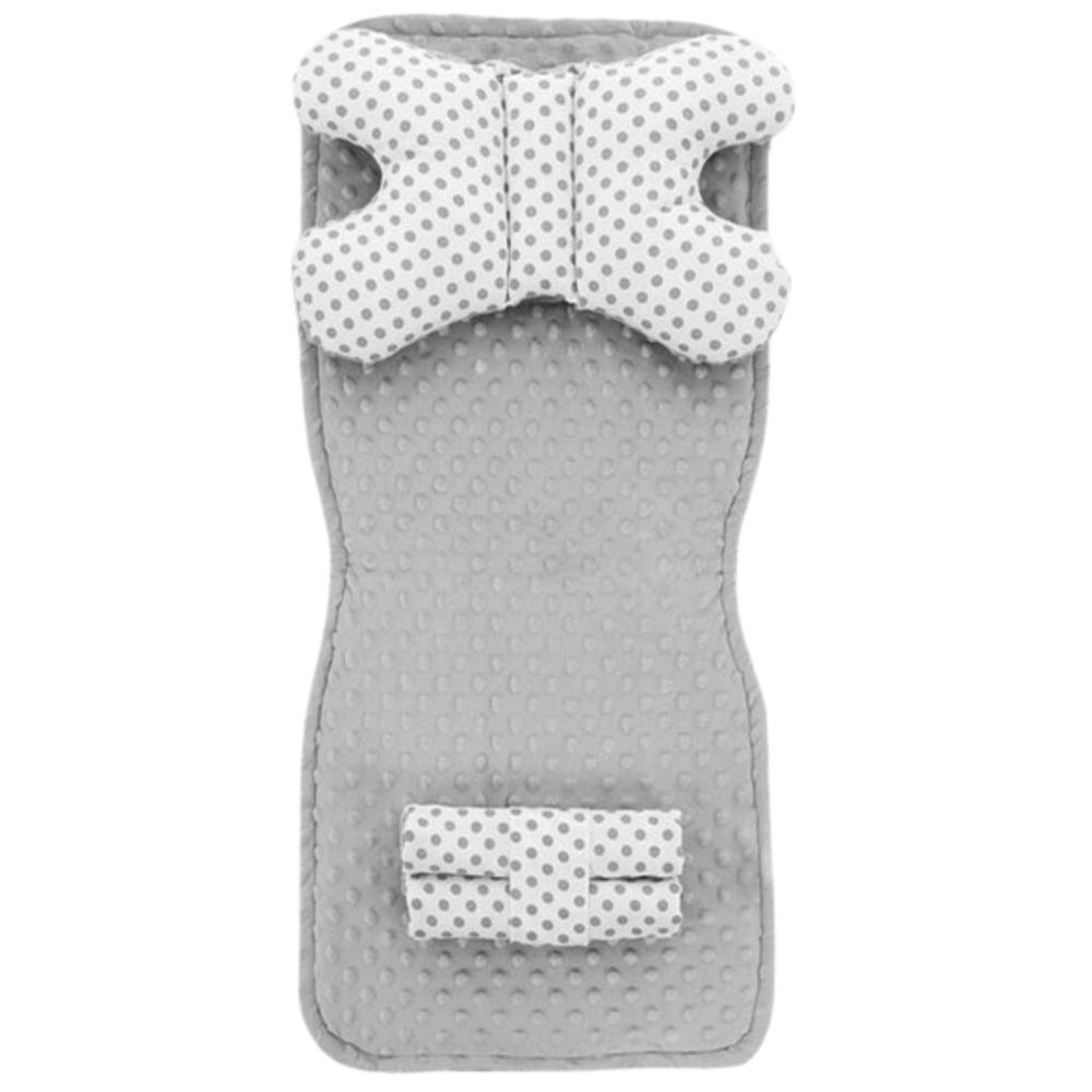 Mata do wózka dwustronna 4w1 White/Grey Dots