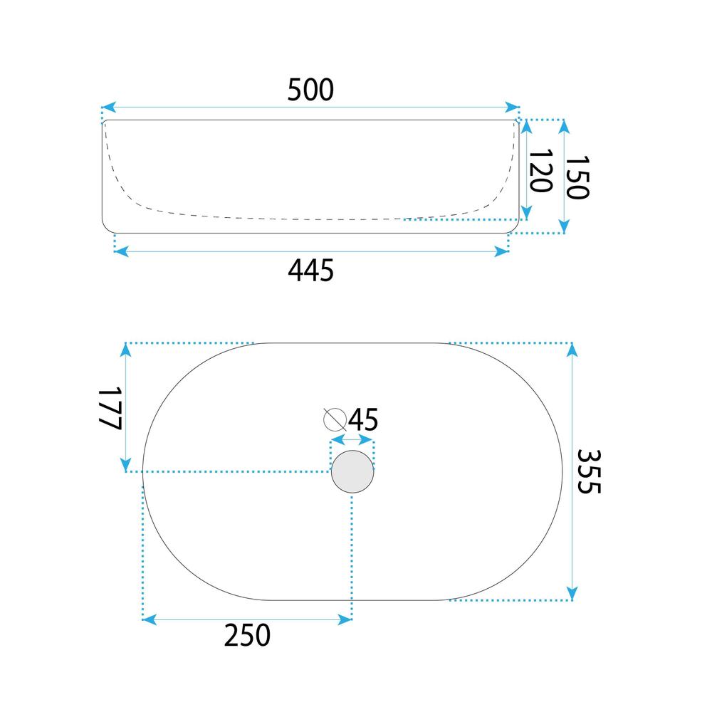 Rea Oktawia Kallisto galda virsmas izlietne