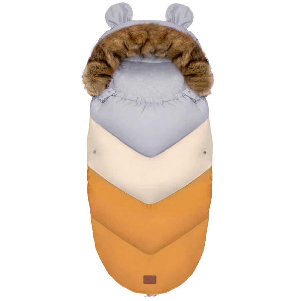 Śpiworek dziecięcy Teddy PRO-V Pastel pomarańczowy
