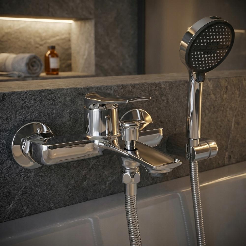 Flessibile doccia Rea Chrome 150 cm
