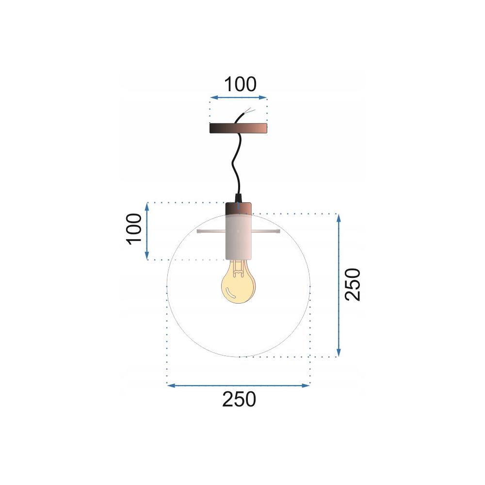 Lampe Black APP307-1CP