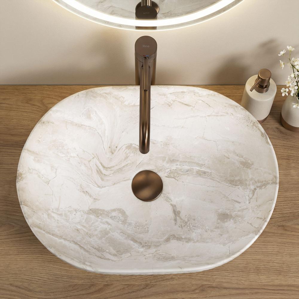 Rea Oktawia Kallisto galda virsmas izlietne