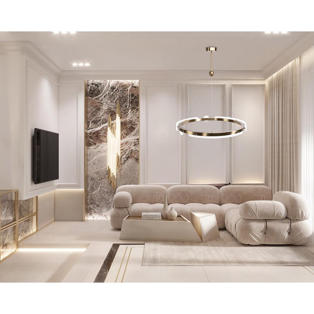 Lampe LED APP1549-cp Gold + Remote Control