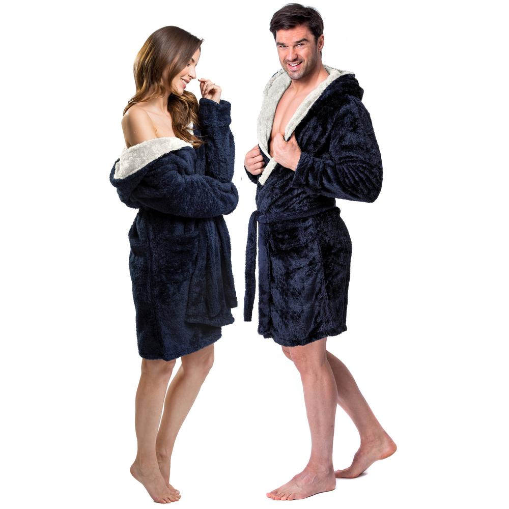 Bathrobe Jordan Navy-Grey M
