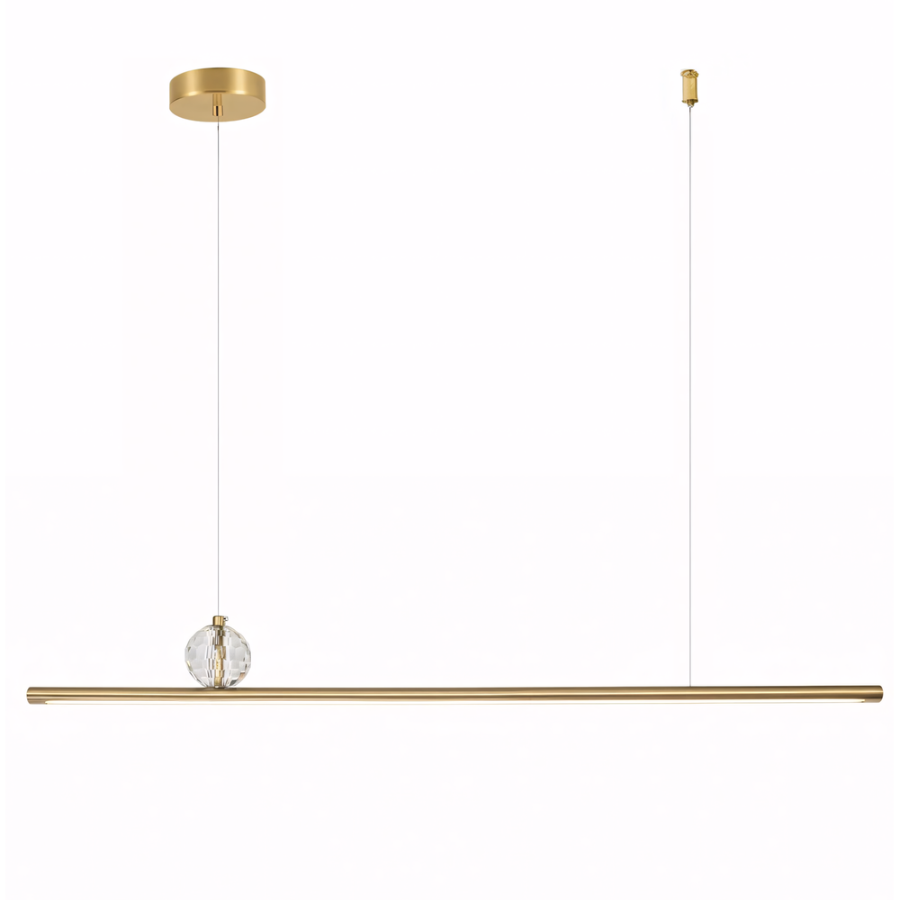 Люстра LED APP1778-CP Brush Gold