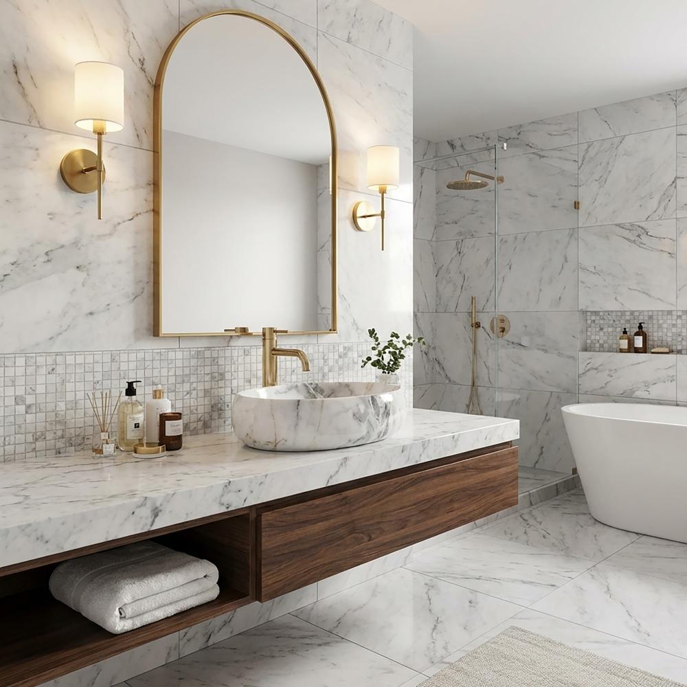 Lavabo da appoggio Rea Linda Granit